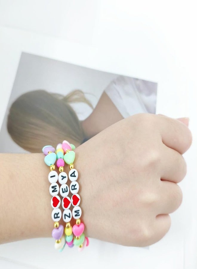 sunglnl Rumi Bracelet for Women Zoey Mira Beaded, 3 Pcs Set Inspired Friendship BFF Fans Anime Merch Bracelets Cosplay Accessories Jewelry Gift (3 Pcs Set RZM) - Image 2